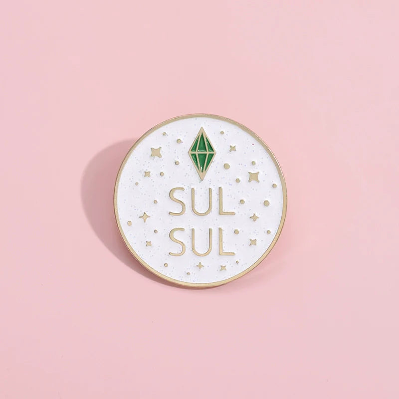 Cute Metal Pin Badge by Topboring