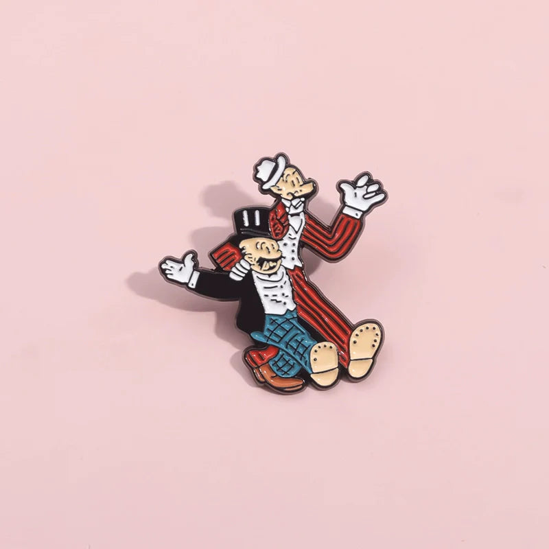 Cute Cartoon Metal Pin Badge by Topboring