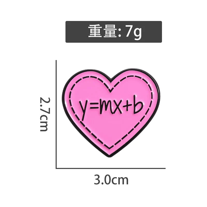Quirky Pink Heart Metal by Topboring