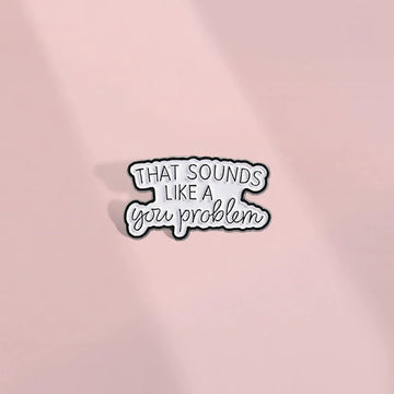 Funny Pin Badge by Topboring