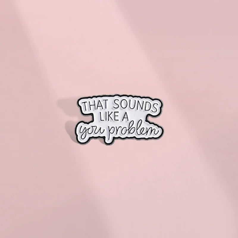 Funny Pin Badge by Topboring