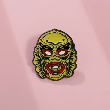 Quirky Cartoon Metal Pin Badge by Topboring