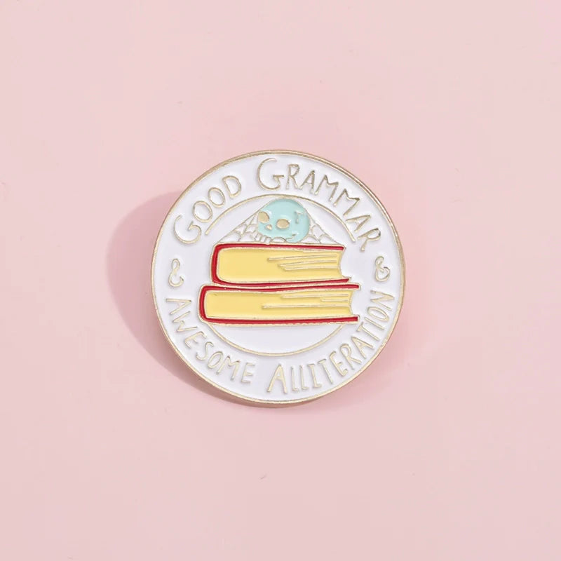 Cute Cartoon Metal Pin Badge by Topboring