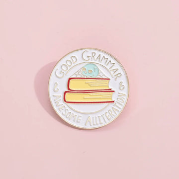 Cute Cartoon Metal Pin Badge by Topboring