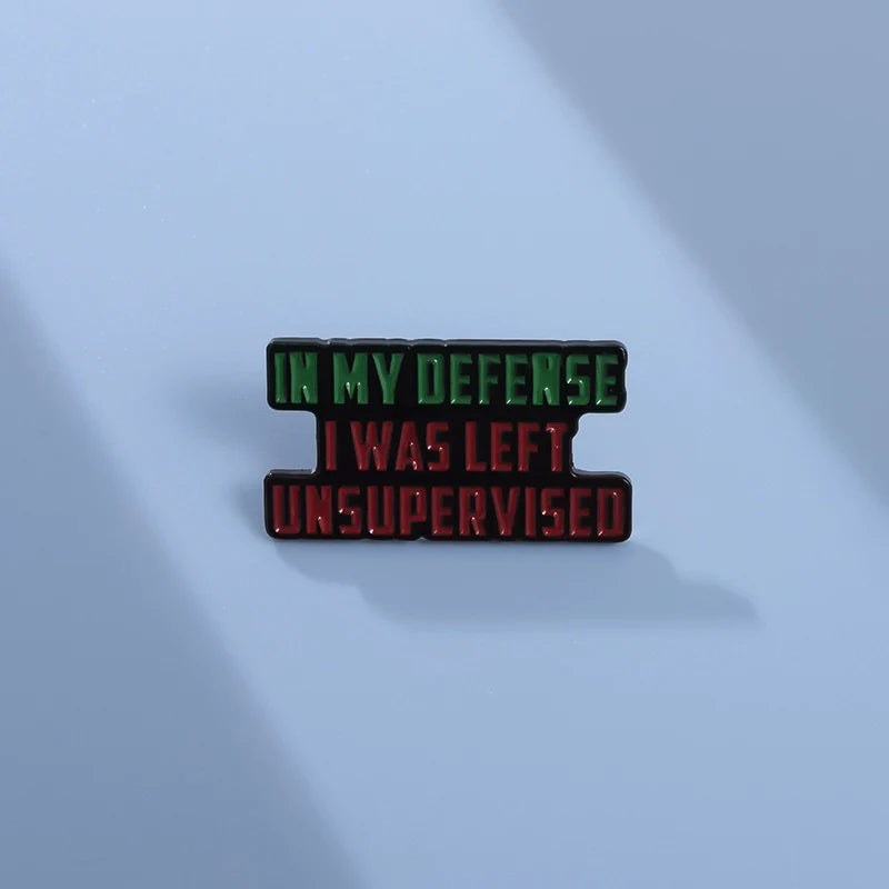 Mini Metal Pin Badge by Topboring