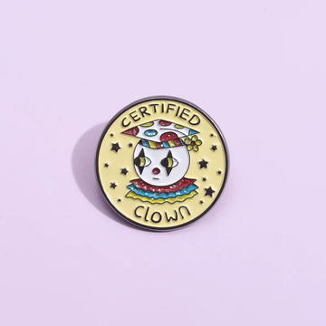 Quirky Metal Pin Badge by Topboring