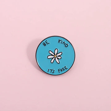 Kawaii Flower Metal Pin Badge by Topboring