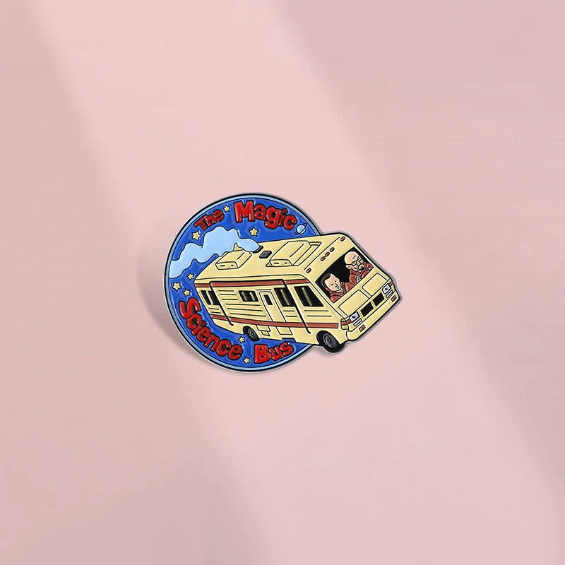 Cute Cartoon Metal Pin Badge by Topboring