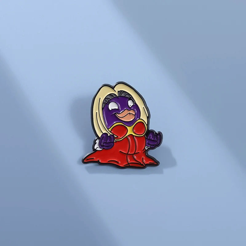 Cute Cartoon Metal Pin Badge by Topboring