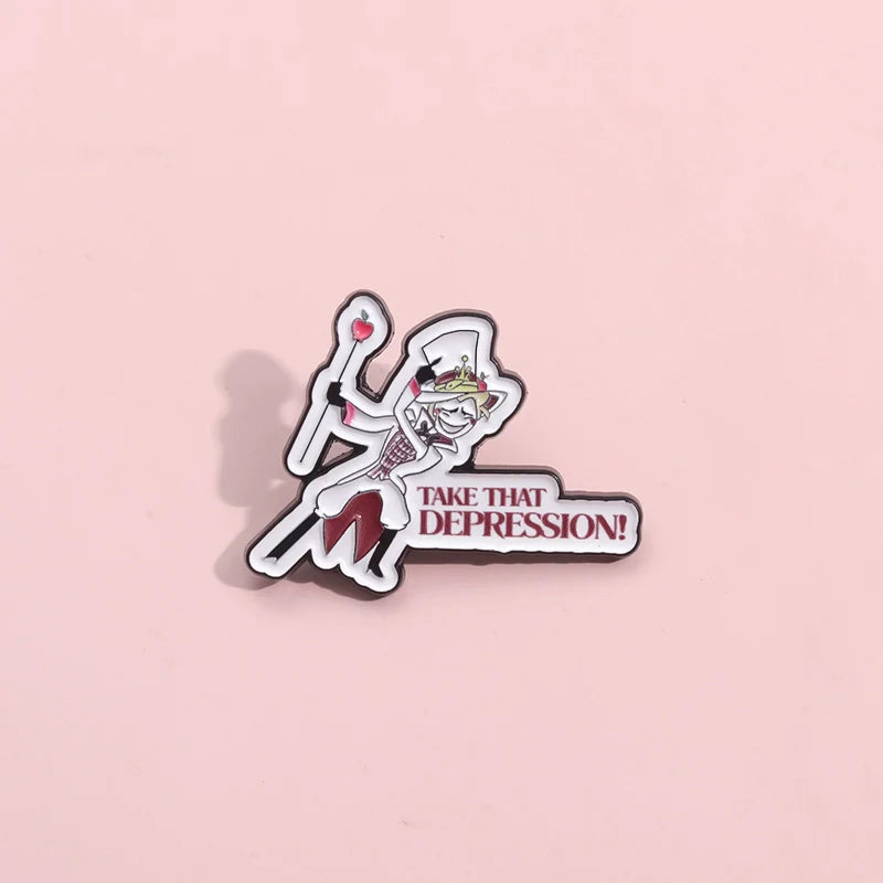 Mini Metal Pin Badge by Topboring