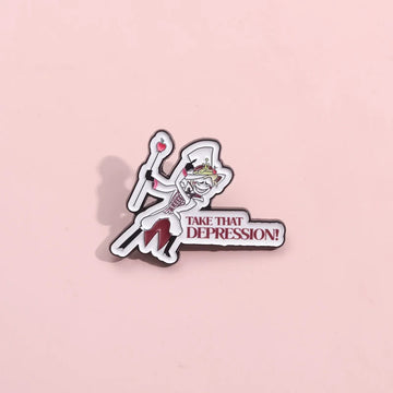 Mini Metal Pin Badge by Topboring