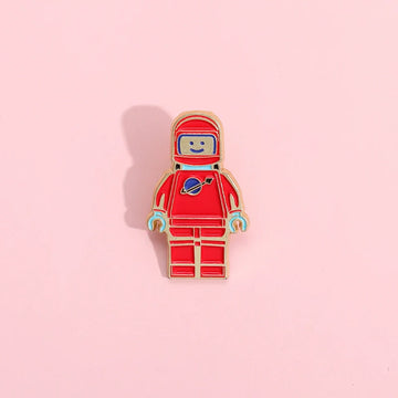 Retro Cartoon Metal Pin Badge by Topboring