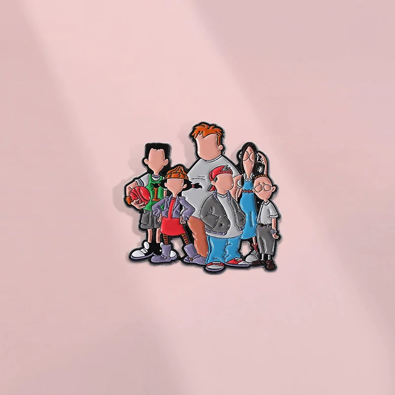 Funny Cartoon Metal Pin Badge by Topboring