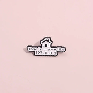 Whimsical Metal Pin Badge by Topboring