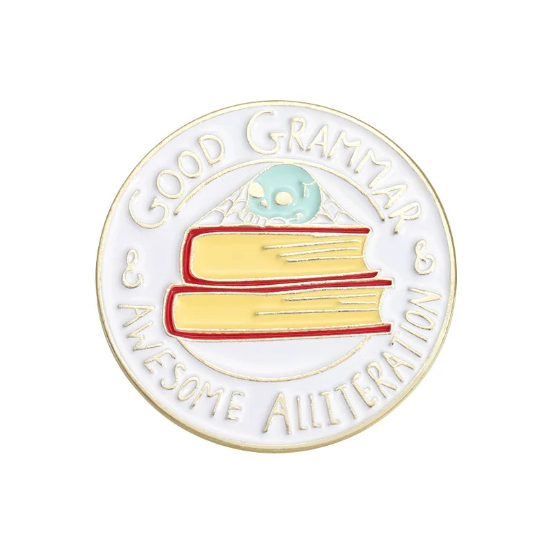 Funny Cute Cartoon Metal Pin Hard Enamel Pin Badge Alt4