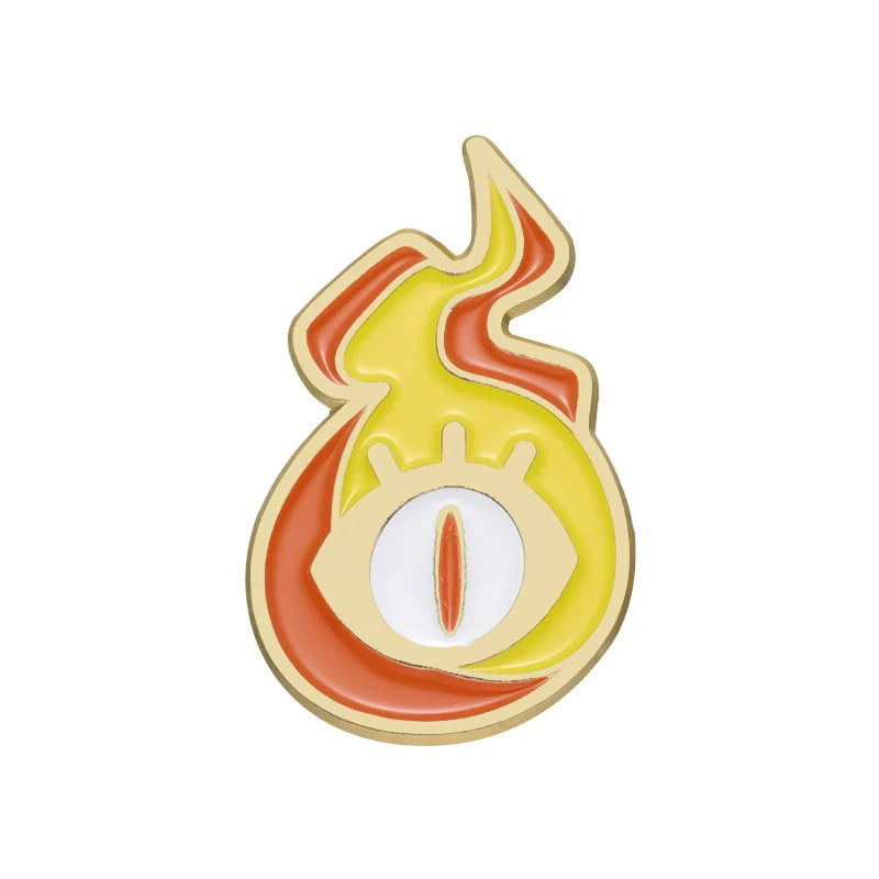 Minimalist Mini Anime Cartoon Metal Hard Enamel Pin Badge
