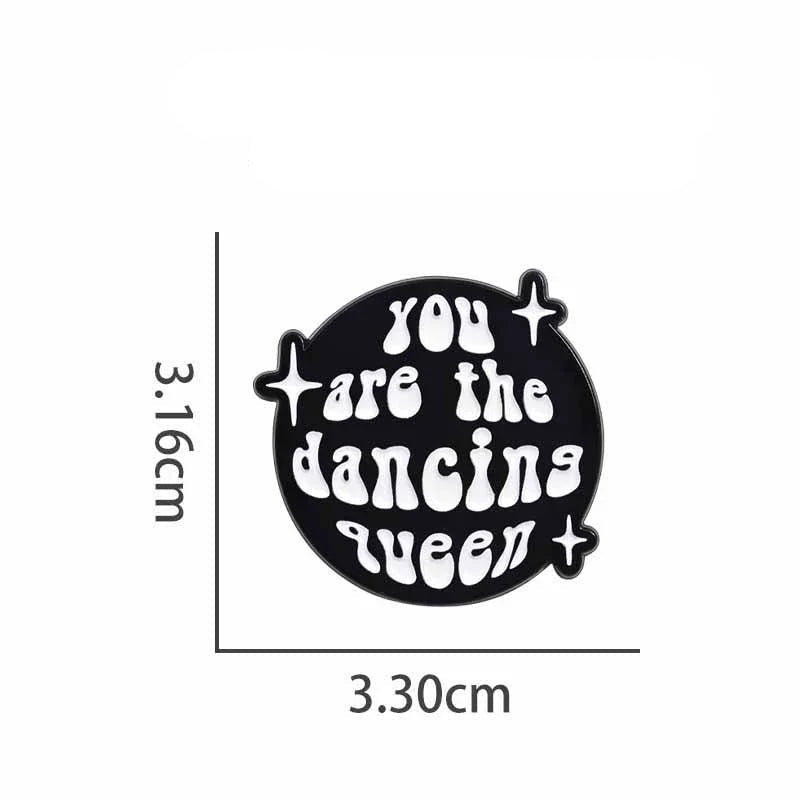 Quirky Cartoon Metal Pin Badge by Topboring