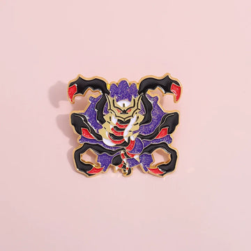 Cute Anime Cartoon Metal Pin Badge by Topboring