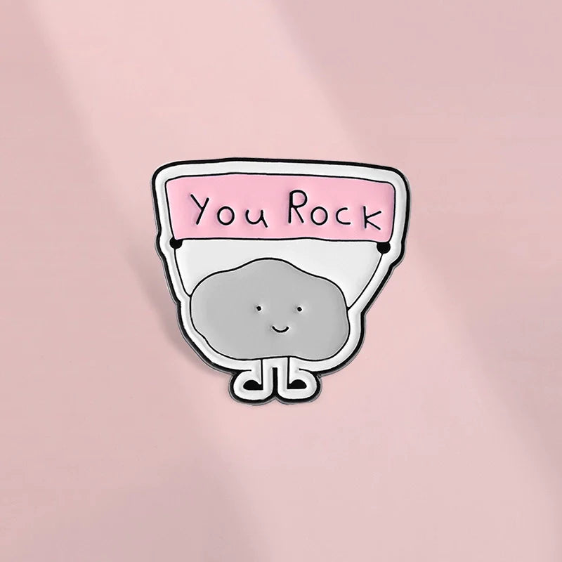 Stylish Cartoon Metal Pin Badge by Topboring