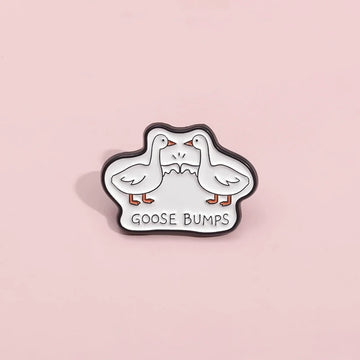 Cute Chicken Metal Pin Badge by Topboring