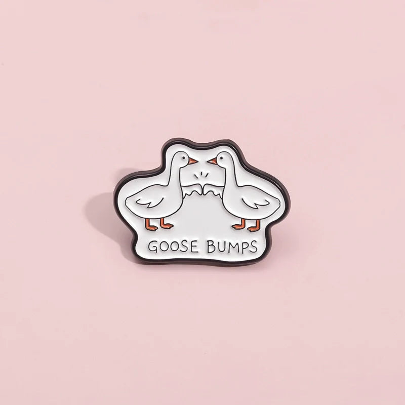 Cute Chicken Metal Pin Badge by Topboring