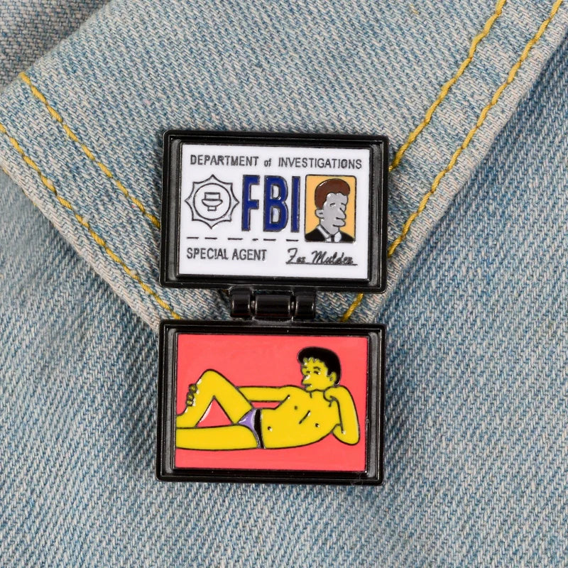 Cute Cartoon Pin Badge by Topboring