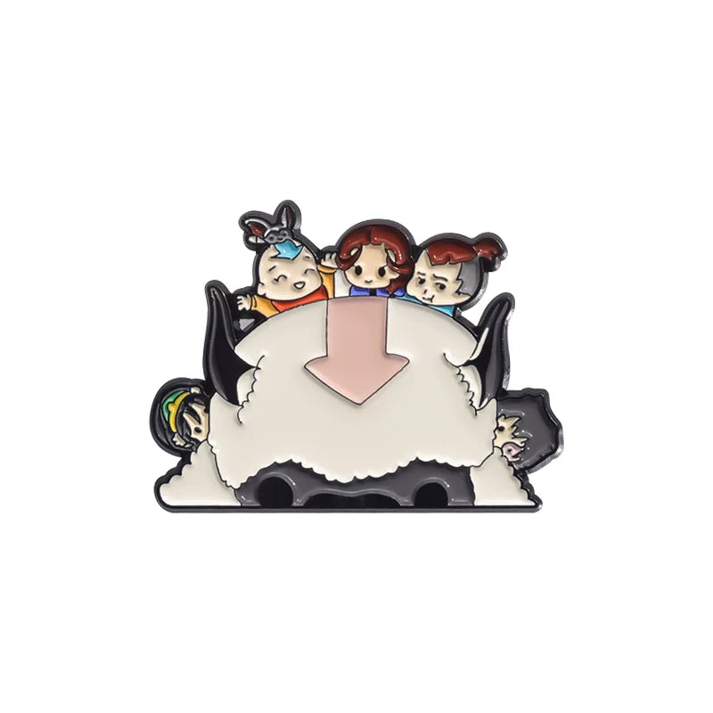Cool Mini Cow Metal Pin Soft Enamel Pin Badge