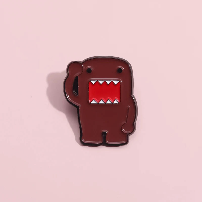 Retro Cartoon Metal Pin Badge by Topboring