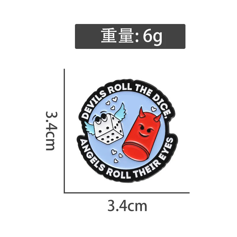 Funny Elegant Ghost Metal Pin Hard Enamel Pin Badge