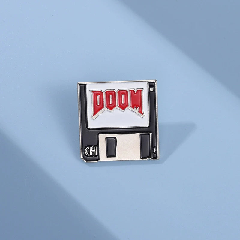 Funny Cartoon Metal Pin Badge by Topboring