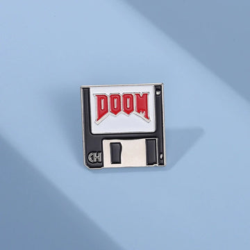 Funny Cartoon Metal Pin Badge by Topboring