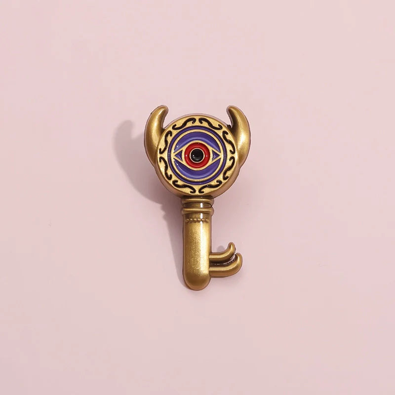 Elegant Metal Pin Badge by Topboring
