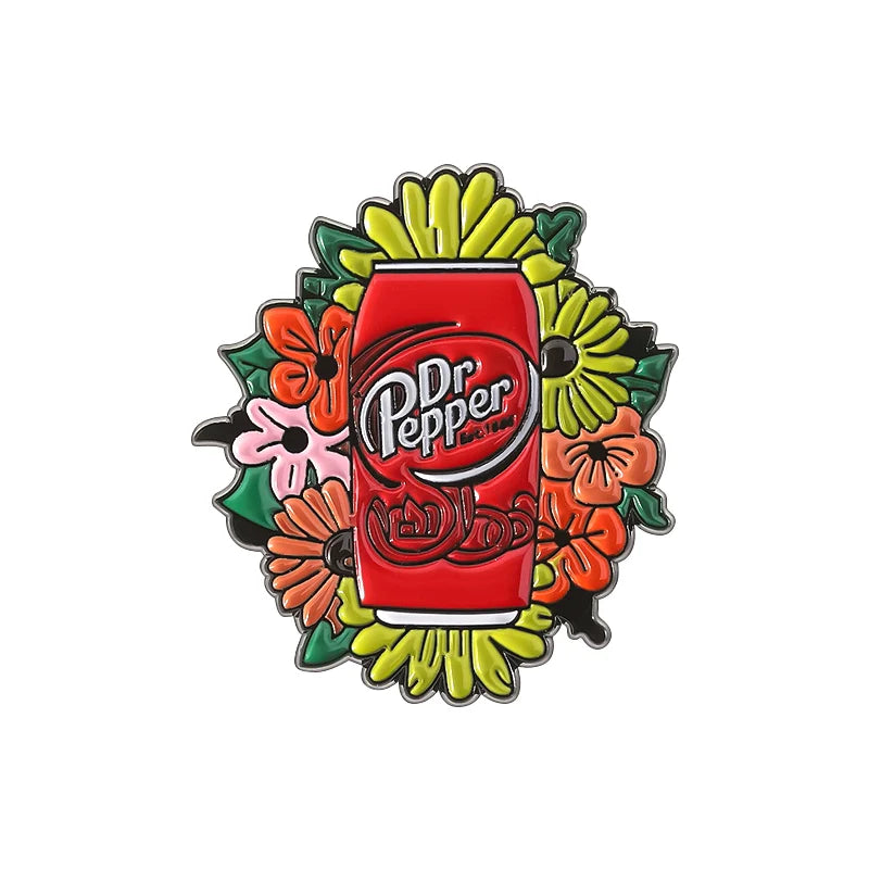 Retro Cute Cartoon Metal Pin Soft Enamel Pin Badge Set2