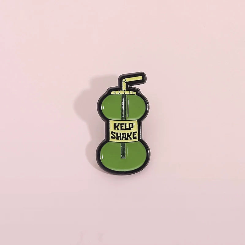 Cute Cartoon Metal Pin Badge by Topboring