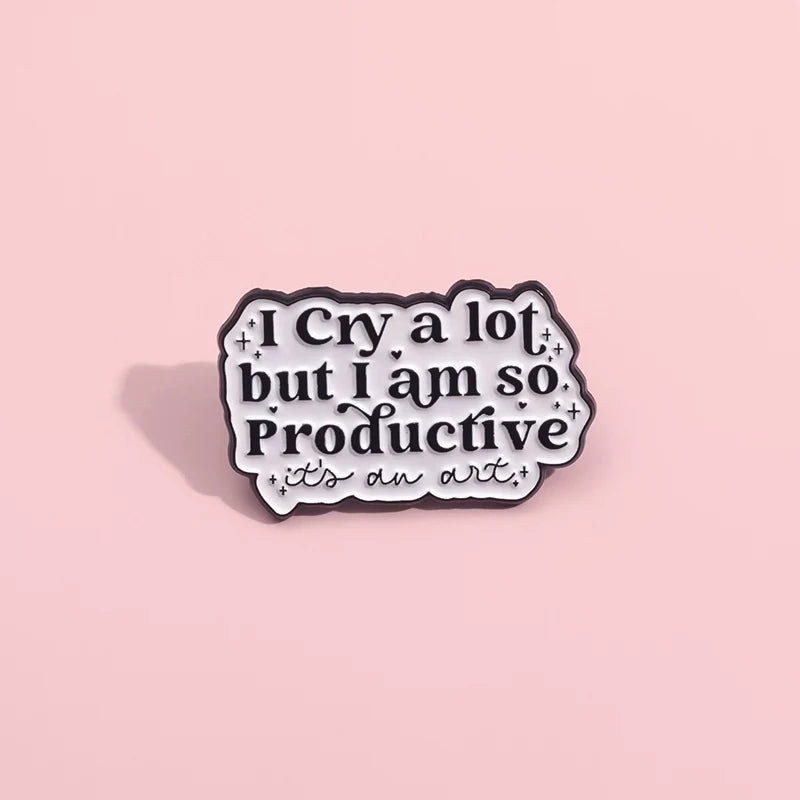 Charming Metal Pin Badge by Topboring