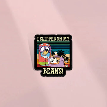 Quirky Anime Cartoon Metal Pin Badge by Topboring