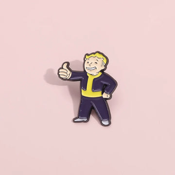 Mini Cartoon Metal Pin Badge by Topboring