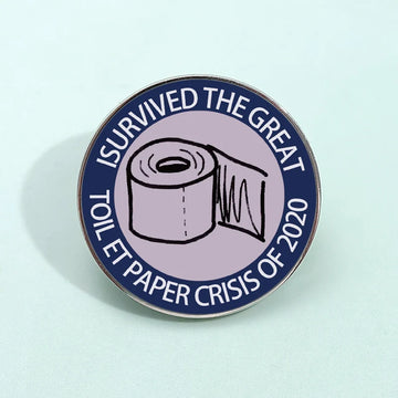 Cute Cartoon Metal Pin Badge by Topboring