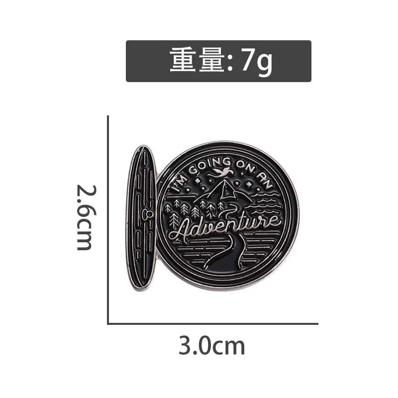 Kawaii Charming Metal Pin Badge Hard Enamel Pin Badge