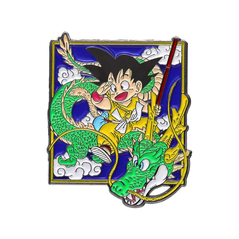 Quirky Cute Anime Cartoon Metal Hard Enamel Pin Badge Alt2