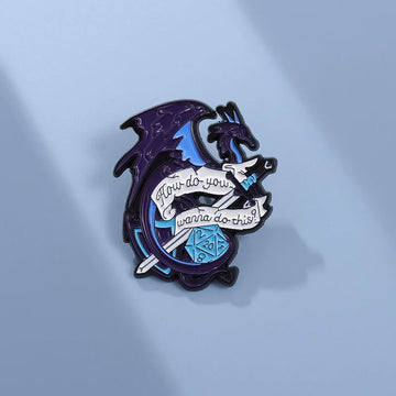 Funny Cartoon Metal Pin Badge by Topboring