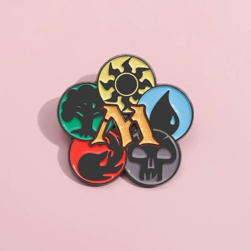 Bold Cartoon Metal Pin Badge by Topboring