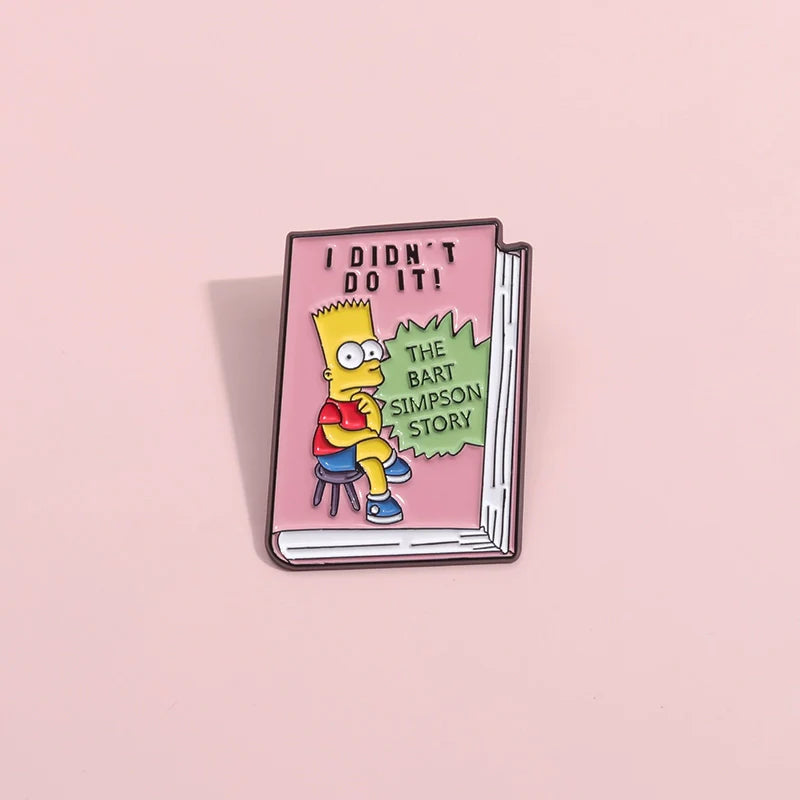 Funny Metal Pin Badge by Topboring