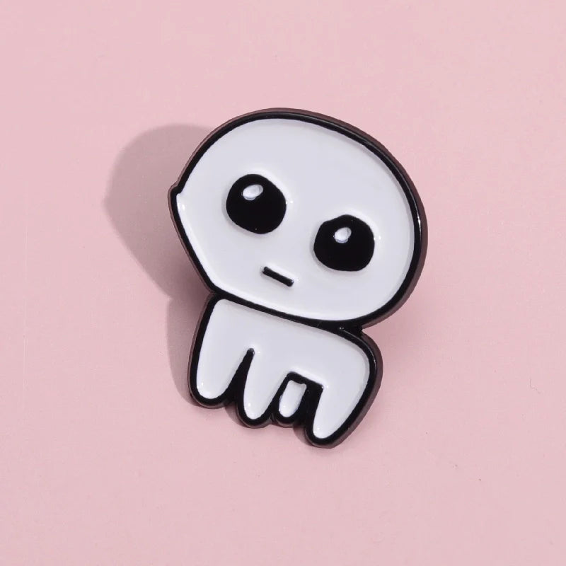 Quirky Cartoon Metal Pin Badge by Topboring