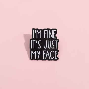 Funny Cartoon Metal Pin Badge by Topboring