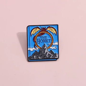 Elegant Anime Cartoon Metal Pin Badge by Topboring