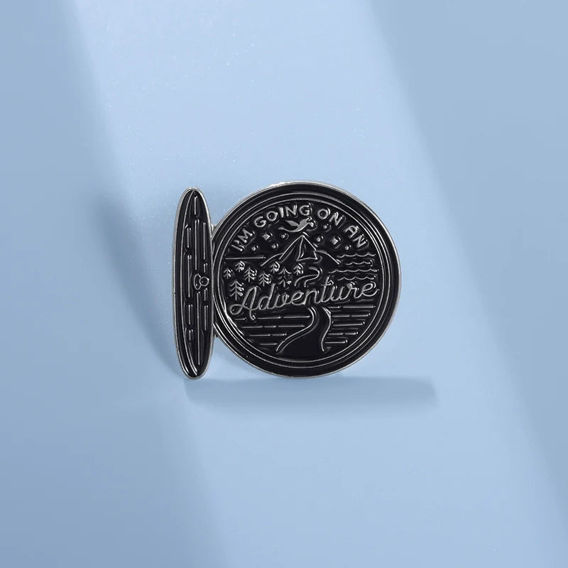 Charming Metal Pin Badge by Topboring
