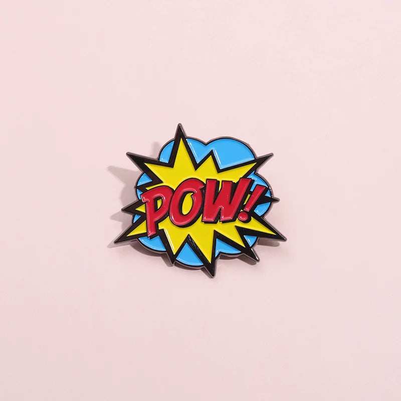 Charming Cartoon Metal Pin Badge by Topboring