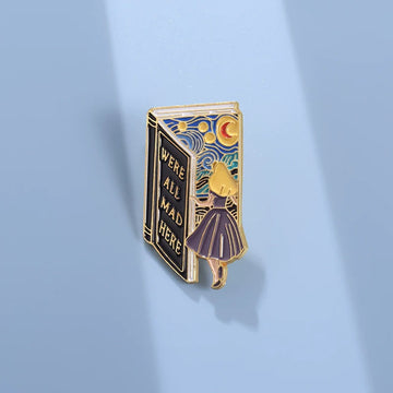 Funny Cartoon Star Metal Pin Badge by Topboring