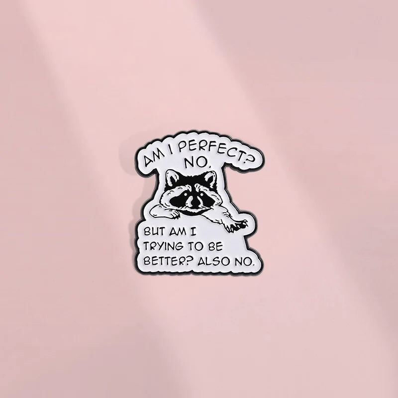 Cute Cartoon Bear Metal Pin Badge by Topboring